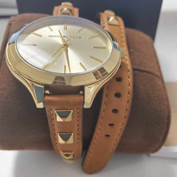 MICHAEL KORS Brand New MK2309 Leather Strap wrap - Picture 2 of 3